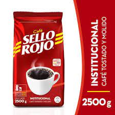 CAFE SELLO ROJO TOSTADO Y MOLIDO 2500 GR