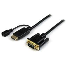 CABLE HDMI MACHO + MICROUSB A VGA MACHO