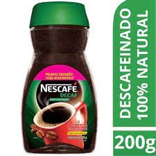 CAFE NESCAFE DESCAFEINADO X 200 GR