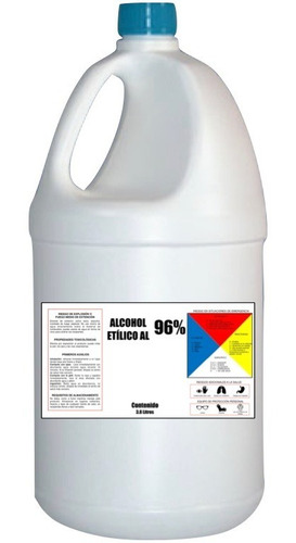 ALCOHOL INDUSTRIAL 96% X 3800 ML