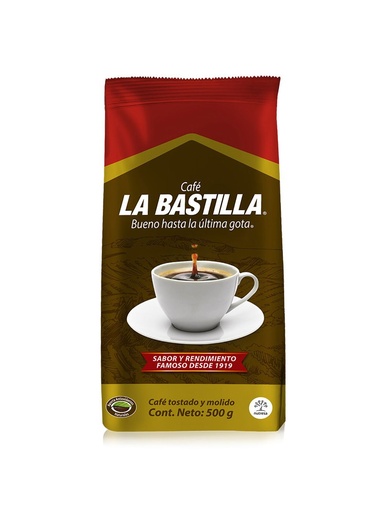 [1100400019] CAFE LA BASTILLA TOSTADO Y MOLIDO 500 GR