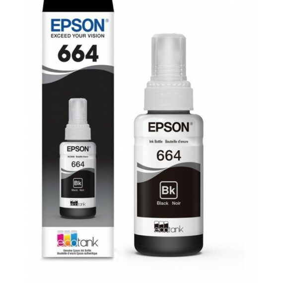 CARTUCHO ORIGINAL EPSON T664120 BOTELLA NEGRO