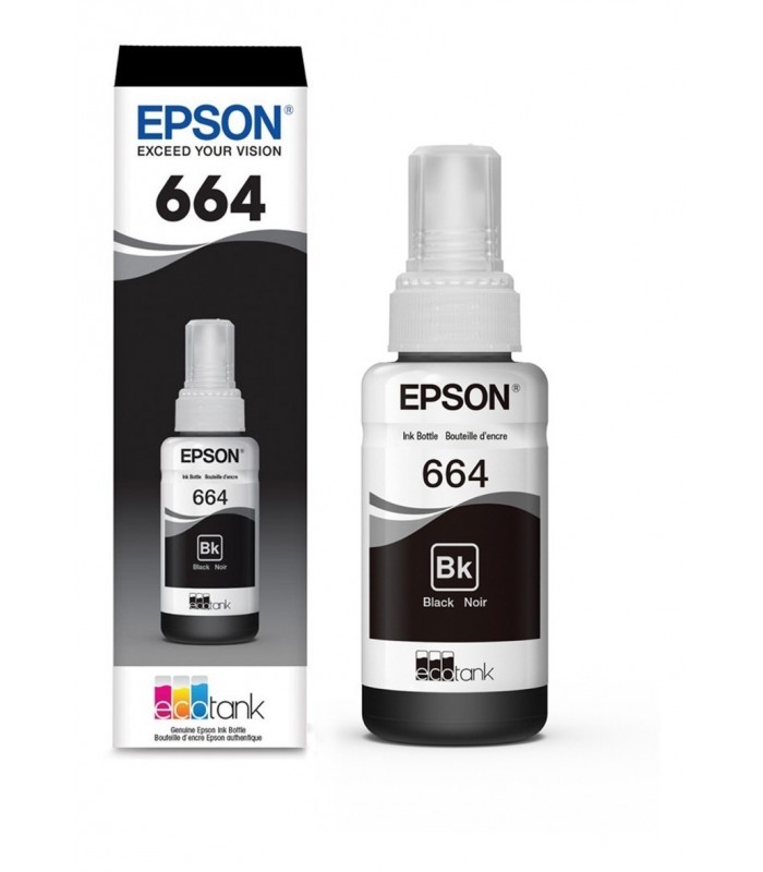 CARTUCHO ORIGINAL EPSON T664120 BOTELLA NEGRO