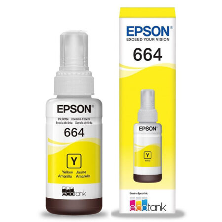 CARTUCHO ORIGINAL EPSON T664420 BOTELLA AMARILLO