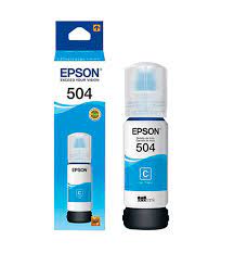 CARTUCHO ORIGINAL EPSON T504220 #504 BOTELLA CYAN