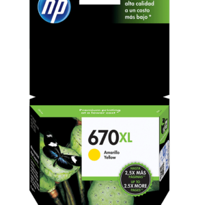 Cartucho de tinta HP Original 670xl Amarillo