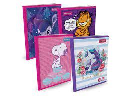 Cuaderno cosido, mediano, CUADRICULADO / motivos femeninos 100HJ PRIMAVERA