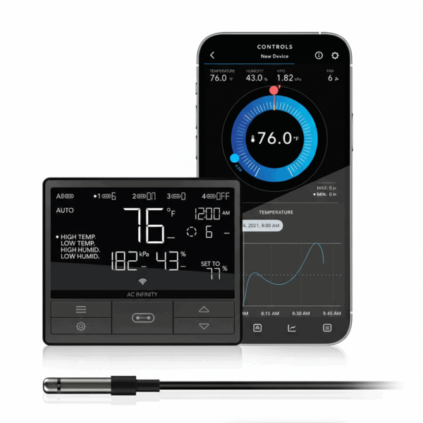 AC INFINITY CONTROLADOR 69 PRO+ (AC INFINITY UIS CABLE DE EXTENSION MACHO A MACHO)