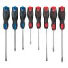 JUEGO DESTORNILLADORES DE 8 PIEZAS COMFORT GRIP PRETUL ( PUNTAS MAGNETICAS )